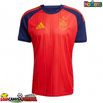 Camisa de Futebol Espanha Equipamento Principal Mundo 2026 Manga Curta